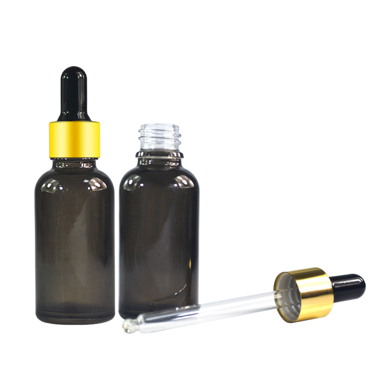 serum essential oil 5ml 10ml 15ml 30ml 50ml Gradient customize Color clear purple pink red black red glass dropper bottle