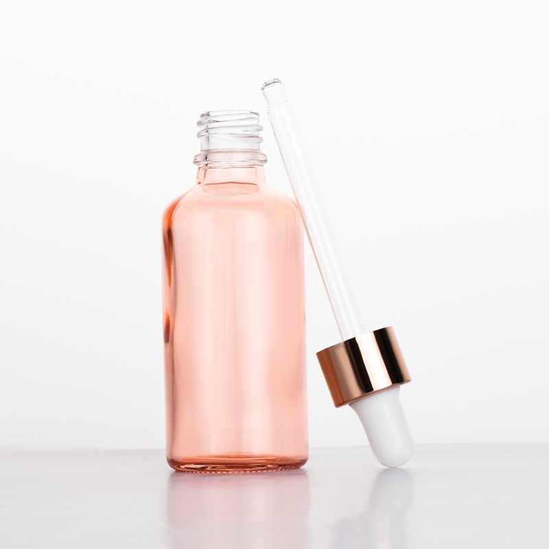 serum essential oil customize Color 5ml 10ml 15ml 20ml 30ml 50ml 100ml Rose Gold Glass Dropper bottle