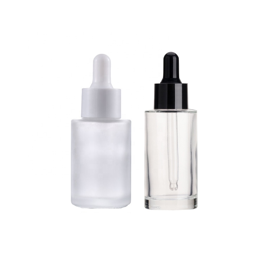 serum frozen essential oil Bottles  e liquid Frosted Glass Dropper Bottle