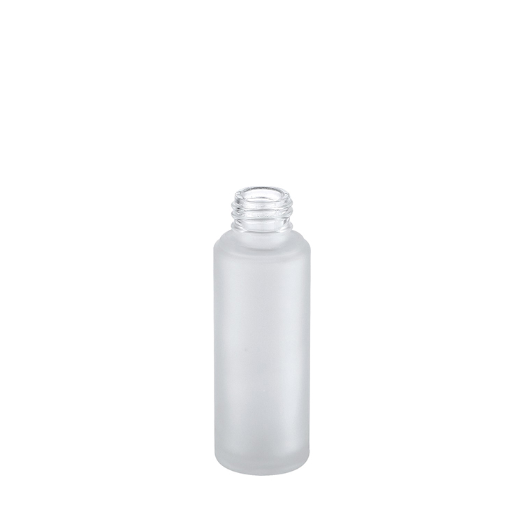 serum use skin care white frosted dropper glass bottle 20ml 30ml 50ml clear glass dropper bottles