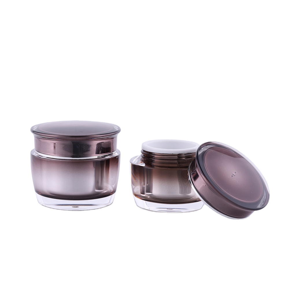 shaoxing jinsheng professional factory 30g 50g acrylic plastic cosmetic cream jar