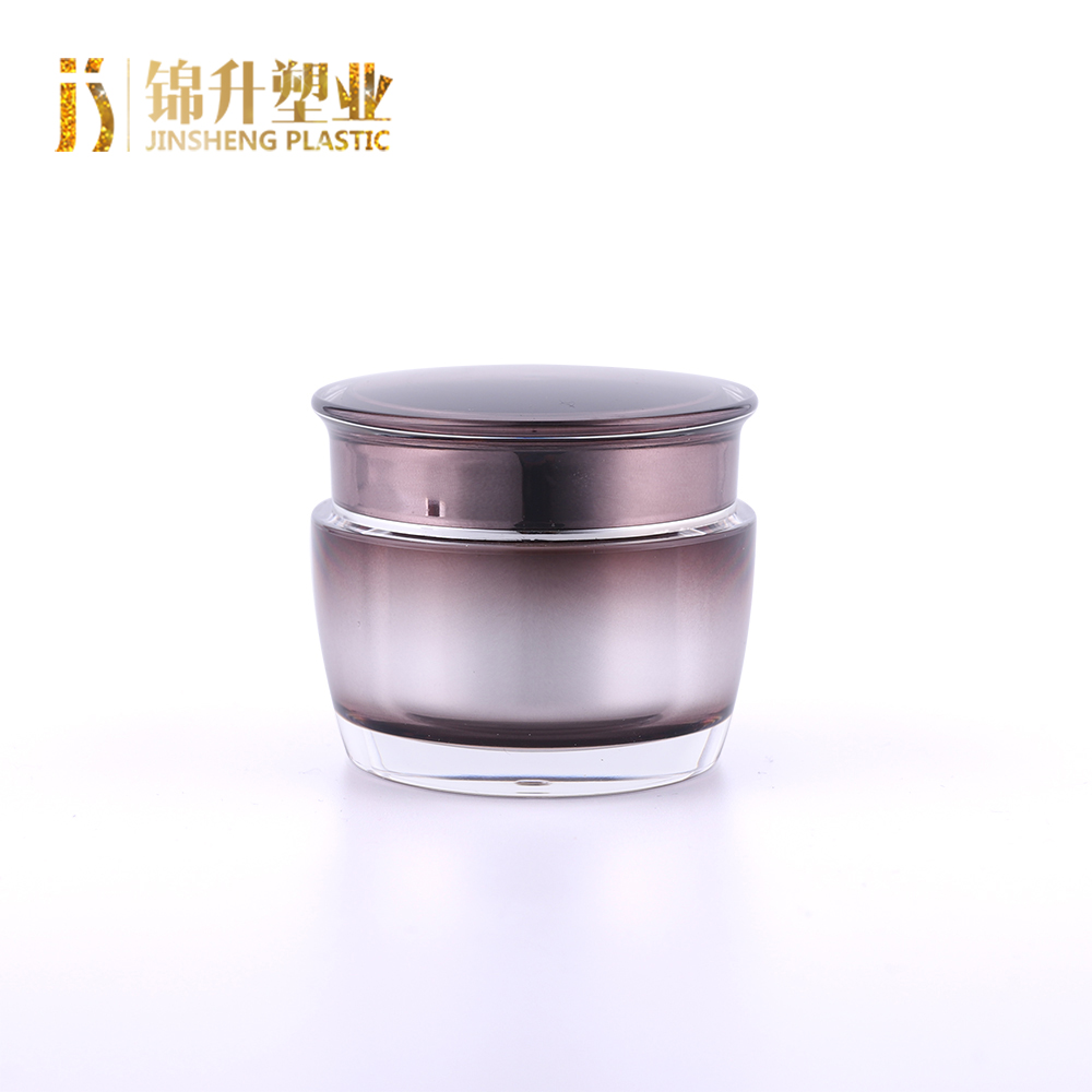 shaoxing jinsheng professional factory 30g 50g acrylic plastic cosmetic cream jar