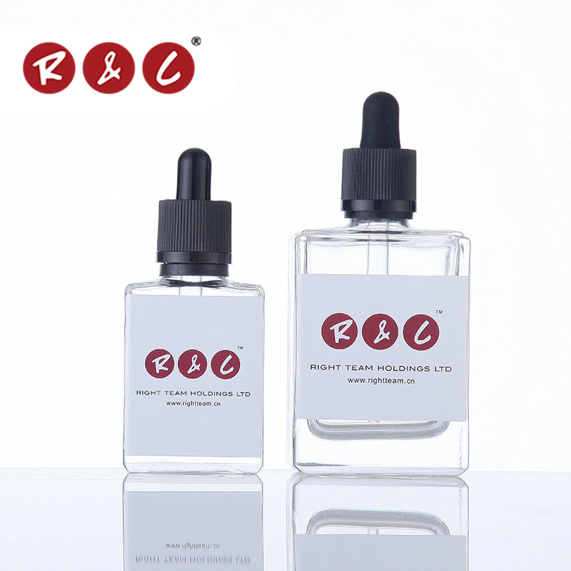 shenzhen zhongye import and export co ltd design liquid bottle 30ml glass dropper bottle with childproof tamper evident cap