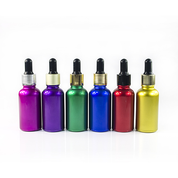 shiny Fancy red purple gold 5ml 10ml 15ml  30ml 50ml 60ml 100ml 1oz 2oz glass essential oil bottle