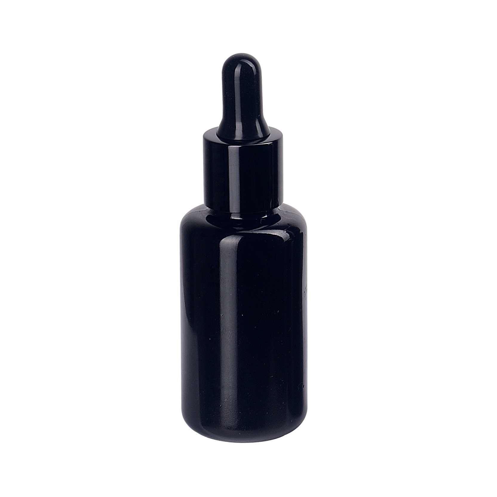 shiny black aluminum dropper 30ml black glass bottles opaque black cosmetic bottles 30 ml essential oil dropper