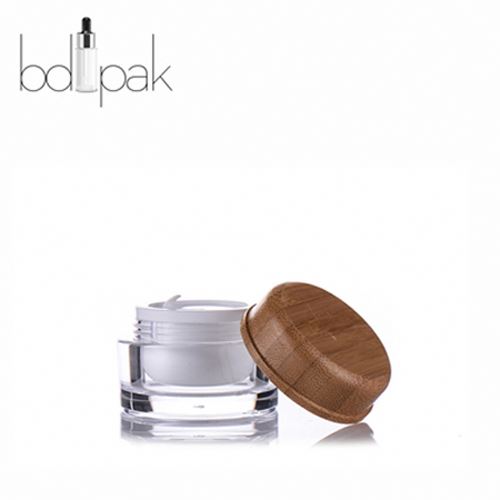 skin care PE 30 ml glass cream jar