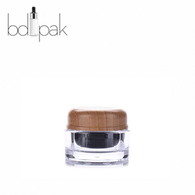 skin care PE 30 ml glass cream jar