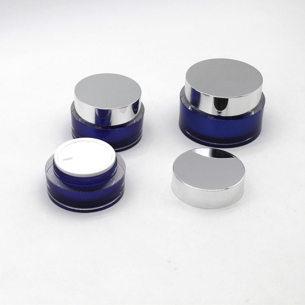 skin care container Square face cream packaging acrylic cosmetic jar