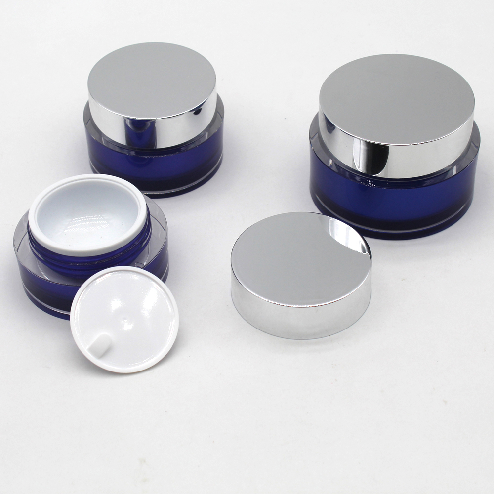 skin care container Square face cream packaging acrylic cosmetic jar