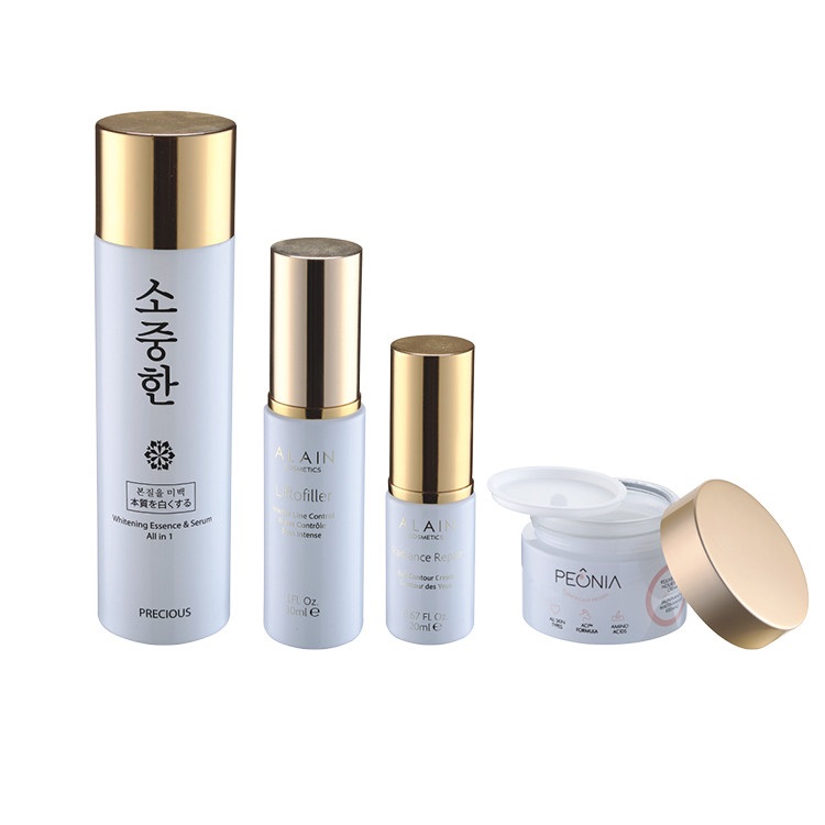 skin care cosmetic packaging fancy frosted 4oz 120 ml eliquid bottle with shiny gold cap