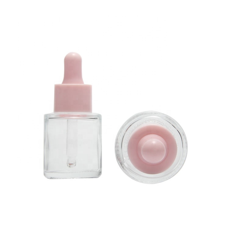 skin care dropper bottle 20 ml luxury glass bottle serum cosmetic packaging