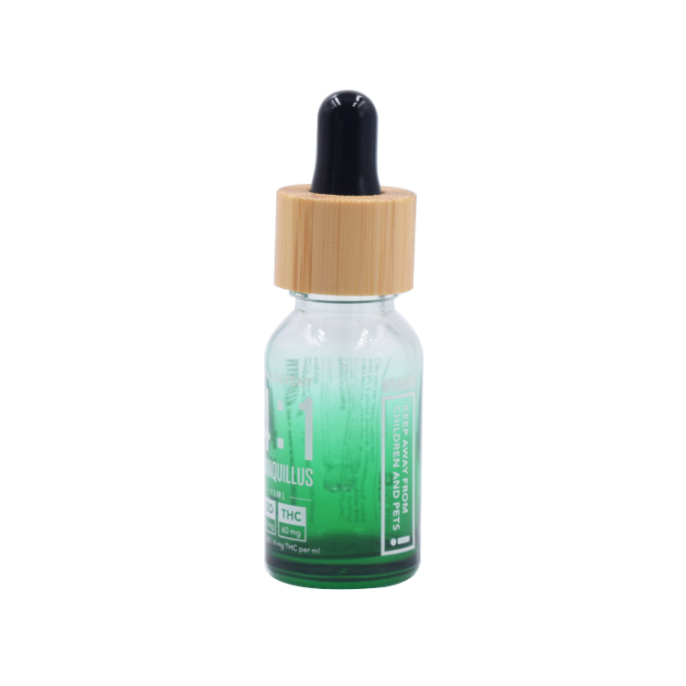 skin care face serum eye bamboo dropper bottle 5ml 10ml 15ml 20ml 30ml 50ml 100ml gradient red glass hair essential oil bottles