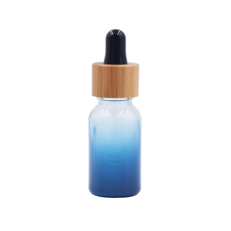 skin care face serum eye bamboo dropper bottle 5ml 10ml 15ml 20ml 30ml 50ml 100ml gradient red glass hair essential oil bottles