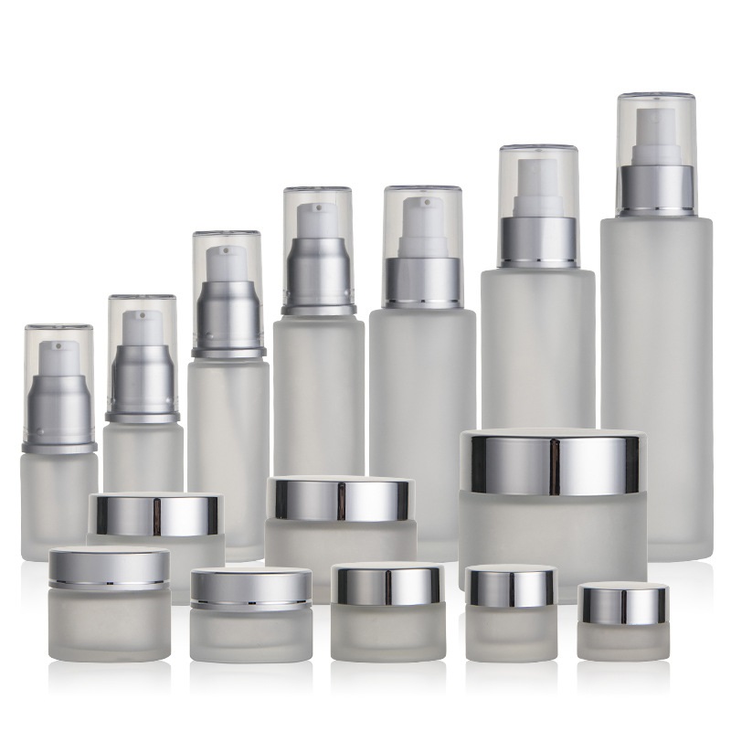 skin care lotion pump 120ml 100ml 80ml 60ml 40ml 30ml 20ml 15ml 50ml 30ml 30g 50g 10g empty glass cosmetic bottle and jar series