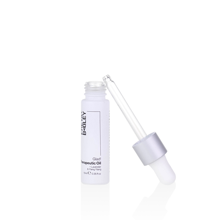 skin care packaging 15ml 10ml 8ml 5ml matte white glass serum bottle with dropper cap