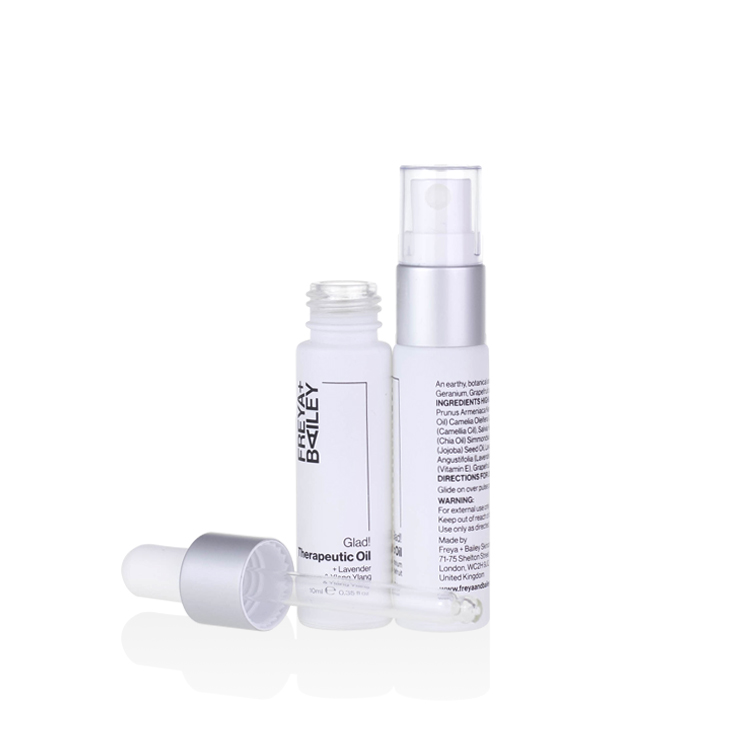 skin care packaging 15ml 10ml 8ml 5ml matte white glass serum bottle with dropper cap