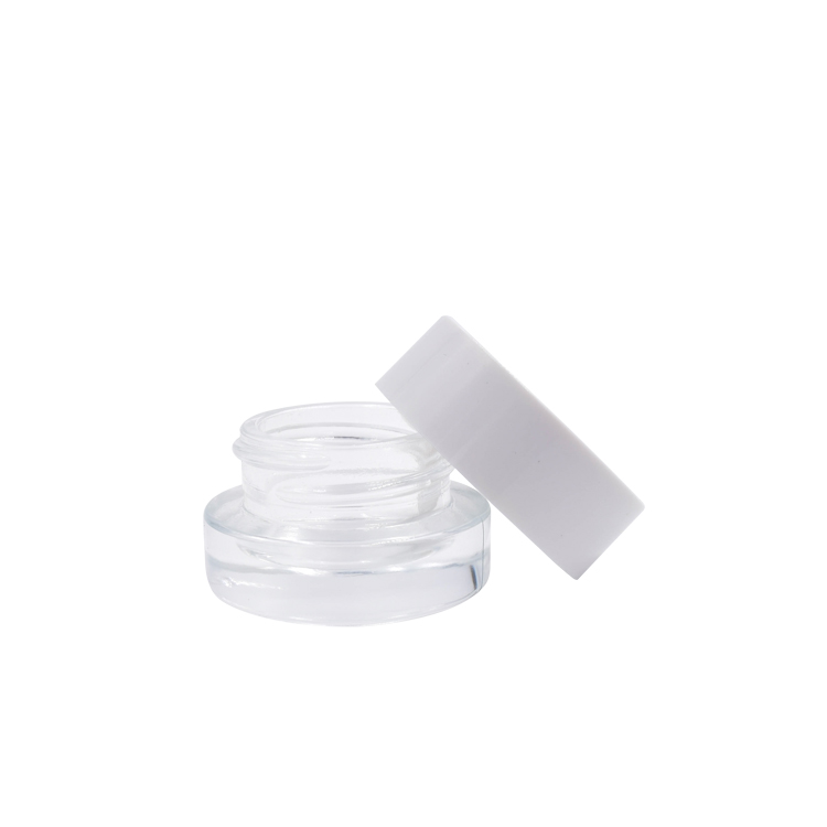 skin care packaging 5ml 5g 10ml cosmetic jars lip balm container jar with white lid