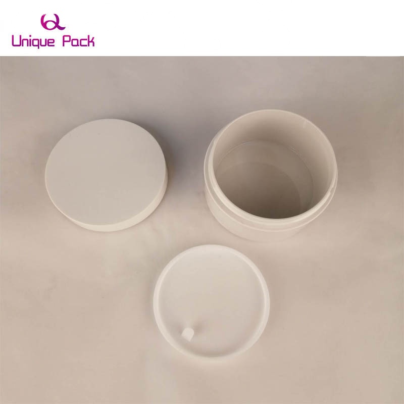 skin care usage empty white 100 ml thick wall cream jar for cosmetic cream packaging