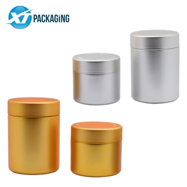 skin cream cosmetic matt glass jar gold cap 15ml 30ml shiny silver with screw cap packaging