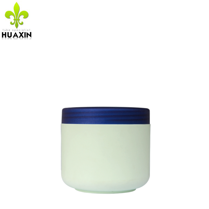 skin whitening cream PET 100ml plastic cosmetic jar with aluminium cover