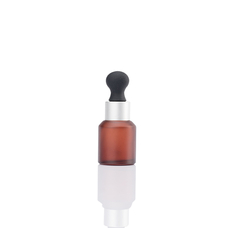 skincare glass packaging slant shoulder cosmetic glass bottles glass jars