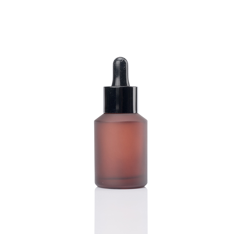 skincare glass packaging slant shoulder cosmetic glass bottles glass jars