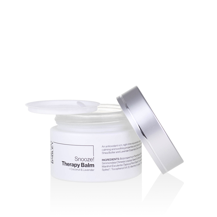 skincare packaging 50 ml matte white glass cosmetic jar with metal lid