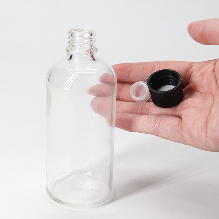 skincare/perfume use white painted frosted glass bottle with white sprayer or dropper