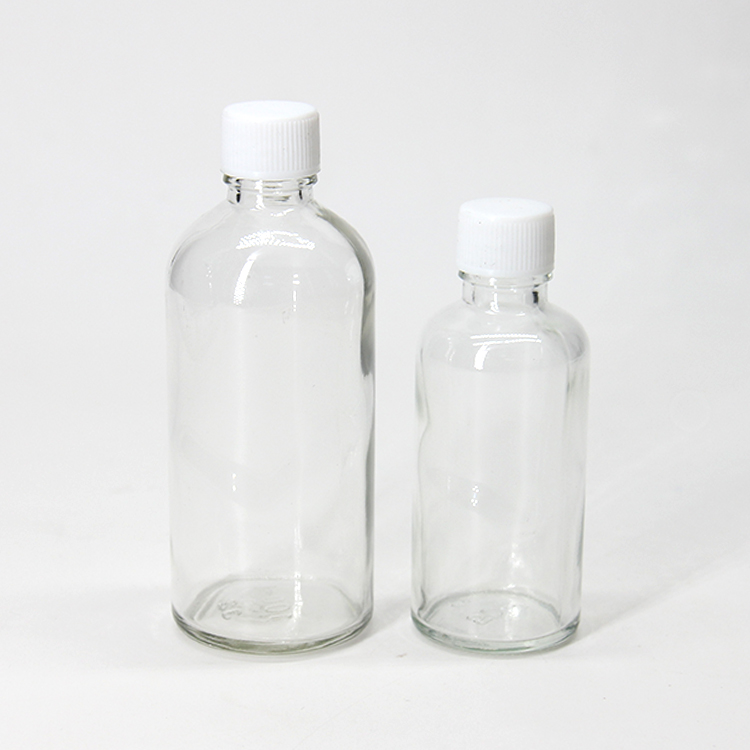 skincare/perfume use white painted frosted glass bottle with white sprayer or dropper