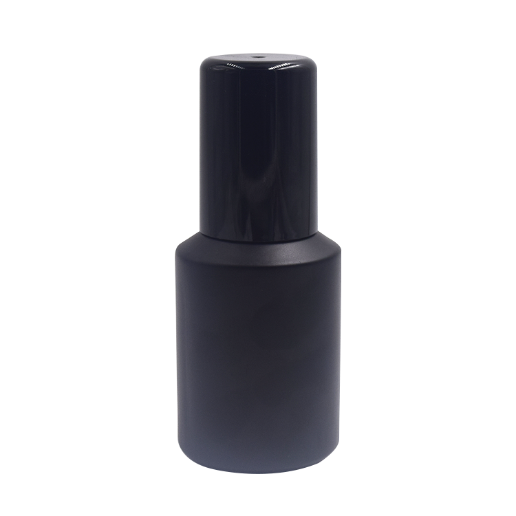 slant shoulder lotion pump bottle 2oz after shave bottles 60ml matt black bottle for men grooming