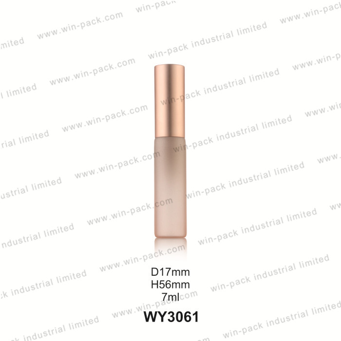 slim cylinder glass perfume roll on bottle tube glass essential oil bottle