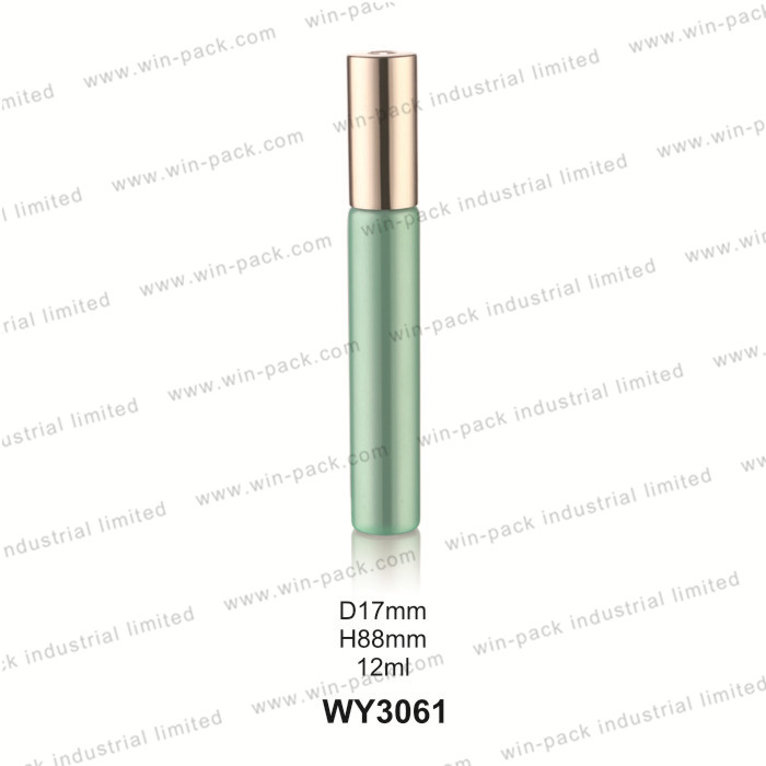 slim cylinder glass perfume roll on bottle tube glass essential oil bottle