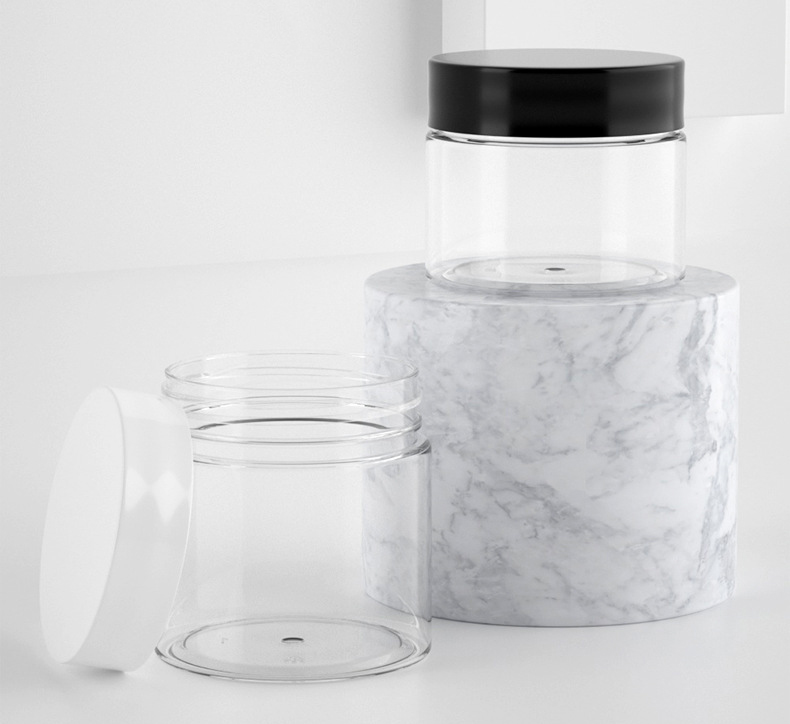 small 20g pet cosmetics cream empty plastic jar wholesale