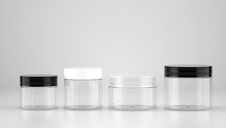 small 20g pet cosmetics cream empty plastic jar wholesale