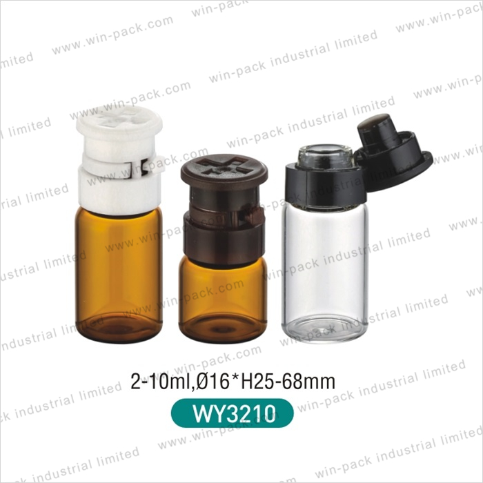 small cosmetic packaging medical doterra essential oil glass vails bottle container 2ml 3ml 5ml with stopper
