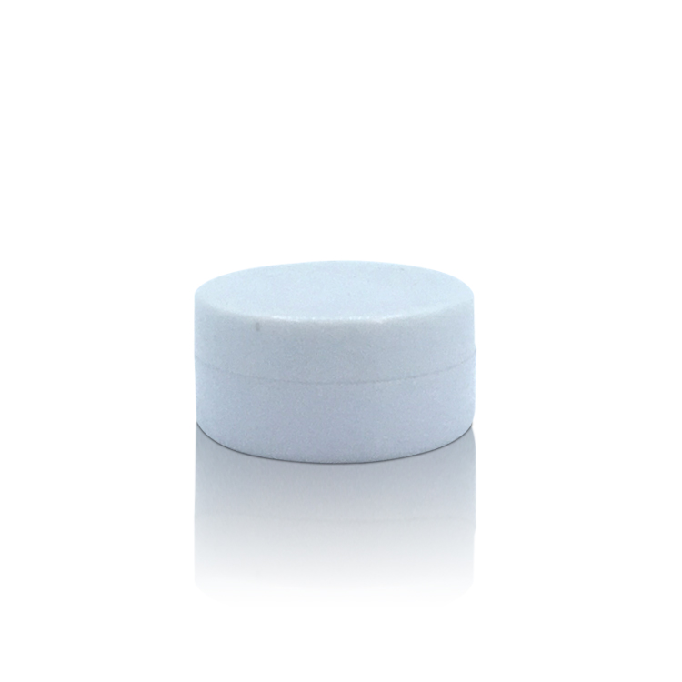 small empty refillable skin care jars 50g storage plastic cosmetic jar white cream travel lotion jar