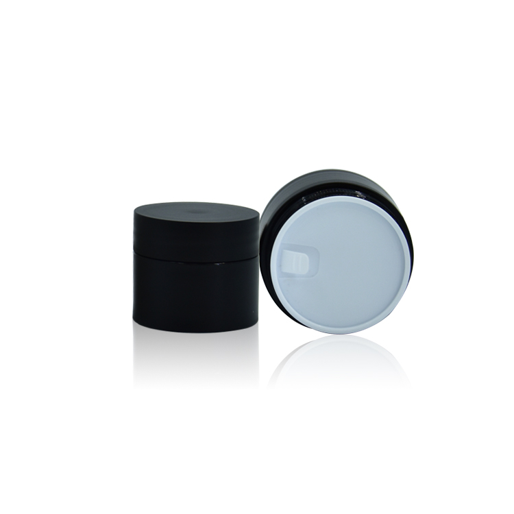 small facial care cream jar 5g 10g black and white plastic pp cosmetic jar cute printed jars for skincare