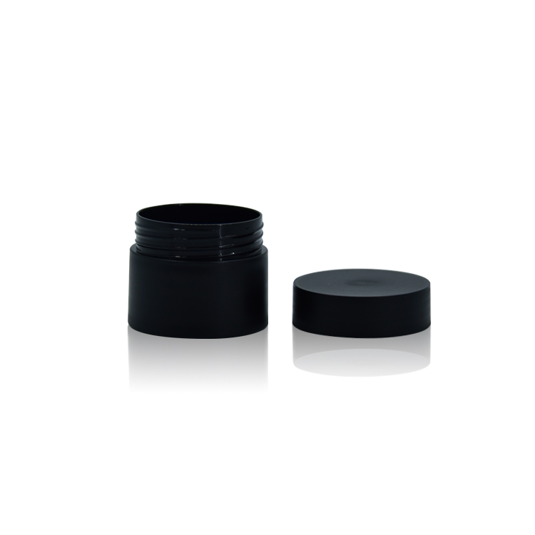 small facial care cream jar 5g 10g black and white plastic pp cosmetic jar cute printed jars for skincare