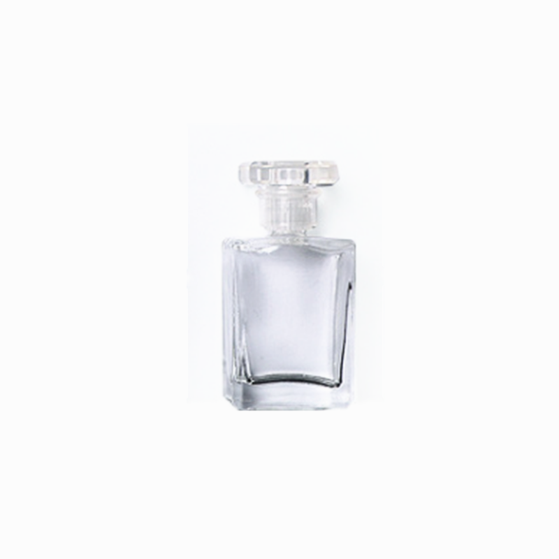 small glass perfume bottle 20ml 30ml 50ml empty square perfume bottles aluminum cap perfume bottle