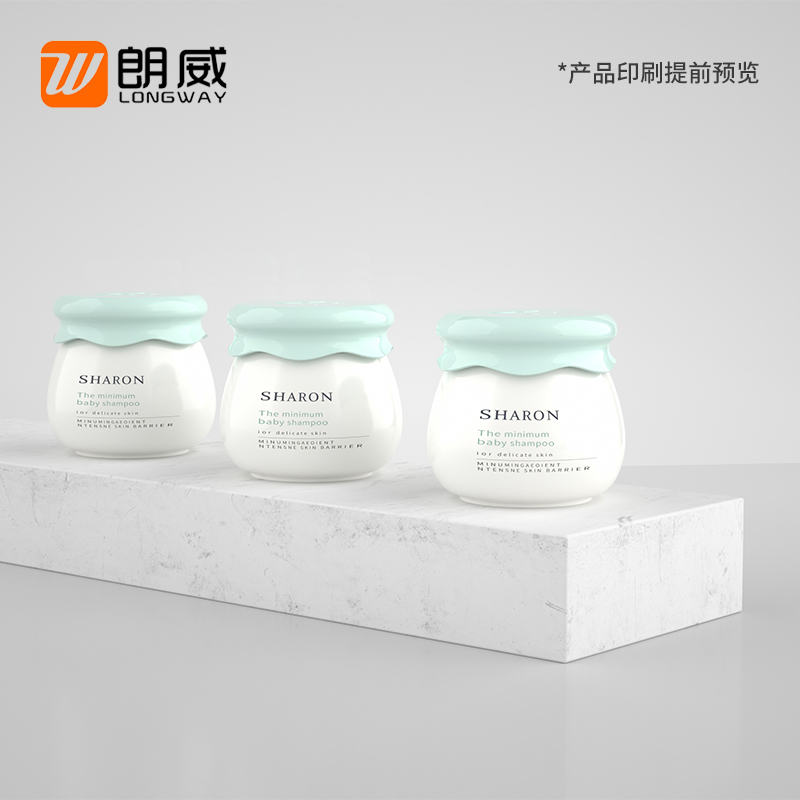 small mini cute PP 10g plastic pink face skin cream jar with white lid for makeup container cosmetic packaging 10ml