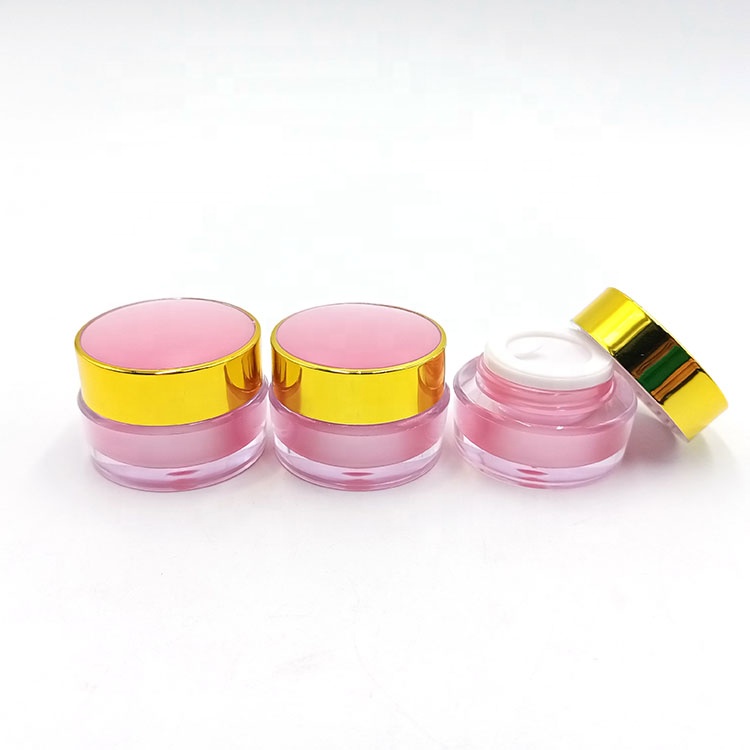 small plastic jar cosmetic cream container acrylic 5g 10g 15g luxury cosmetic jars and bottles eye cream cosmetics cream empty