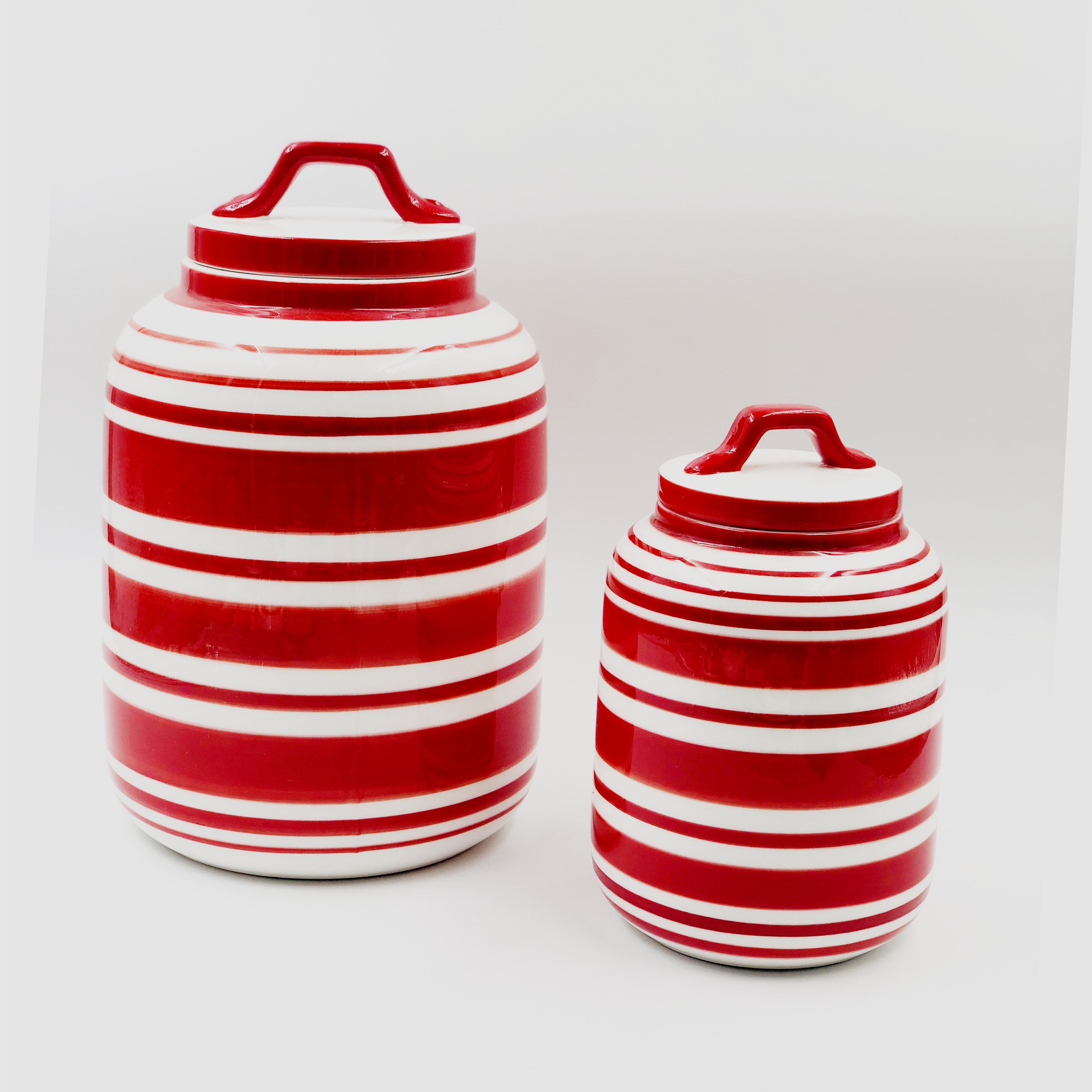 small round custom mini ceramic kitchen storage bottles sealed container jar with lids cover manufacturers