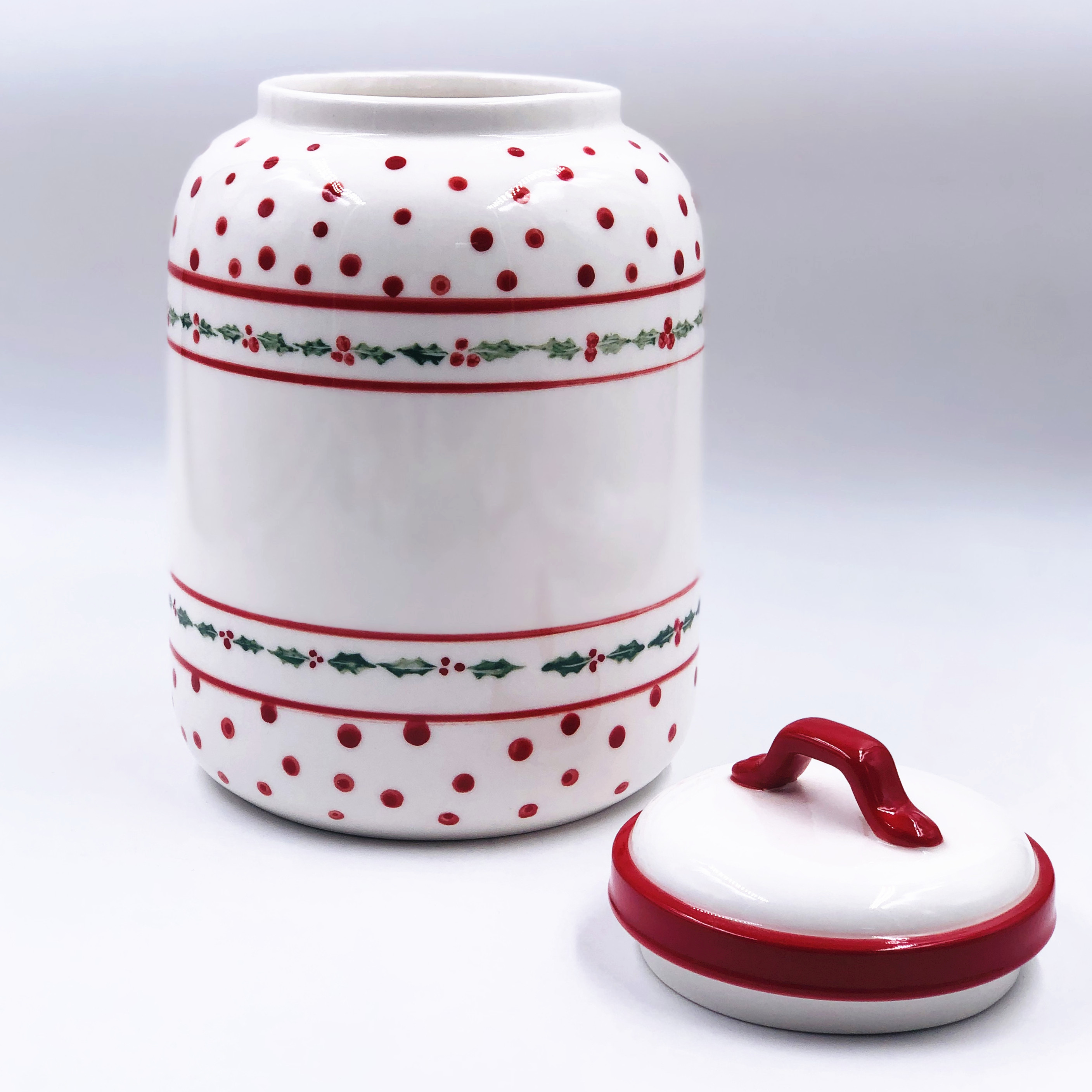 small round custom mini ceramic kitchen storage bottles sealed container jar with lids cover manufacturers