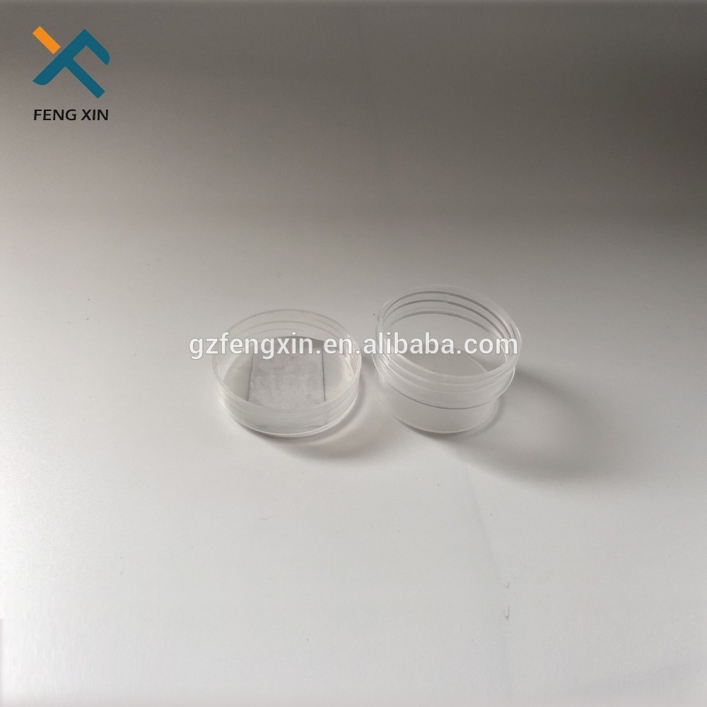 small sie PP material 10g plastic whiting cream jar