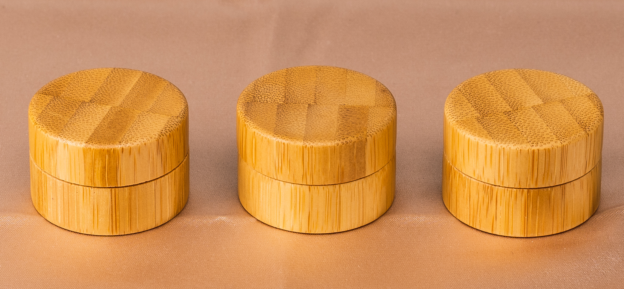 small size bamboo aface cream jar 10g frosted bamboo jar with bamboo lid