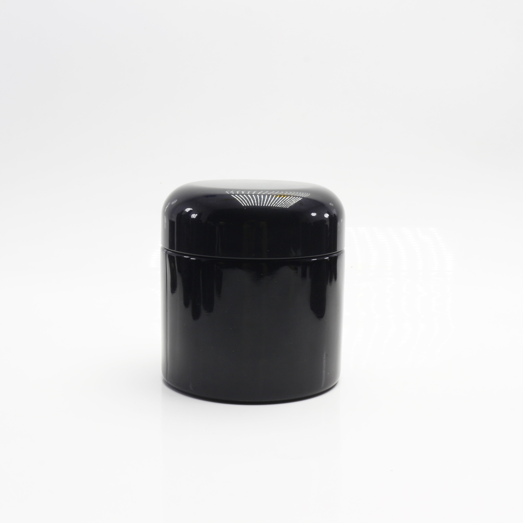 smell proof 30g 100g 250g dark violet glass cosmetic jar for cosmetic packaging VB-174AN