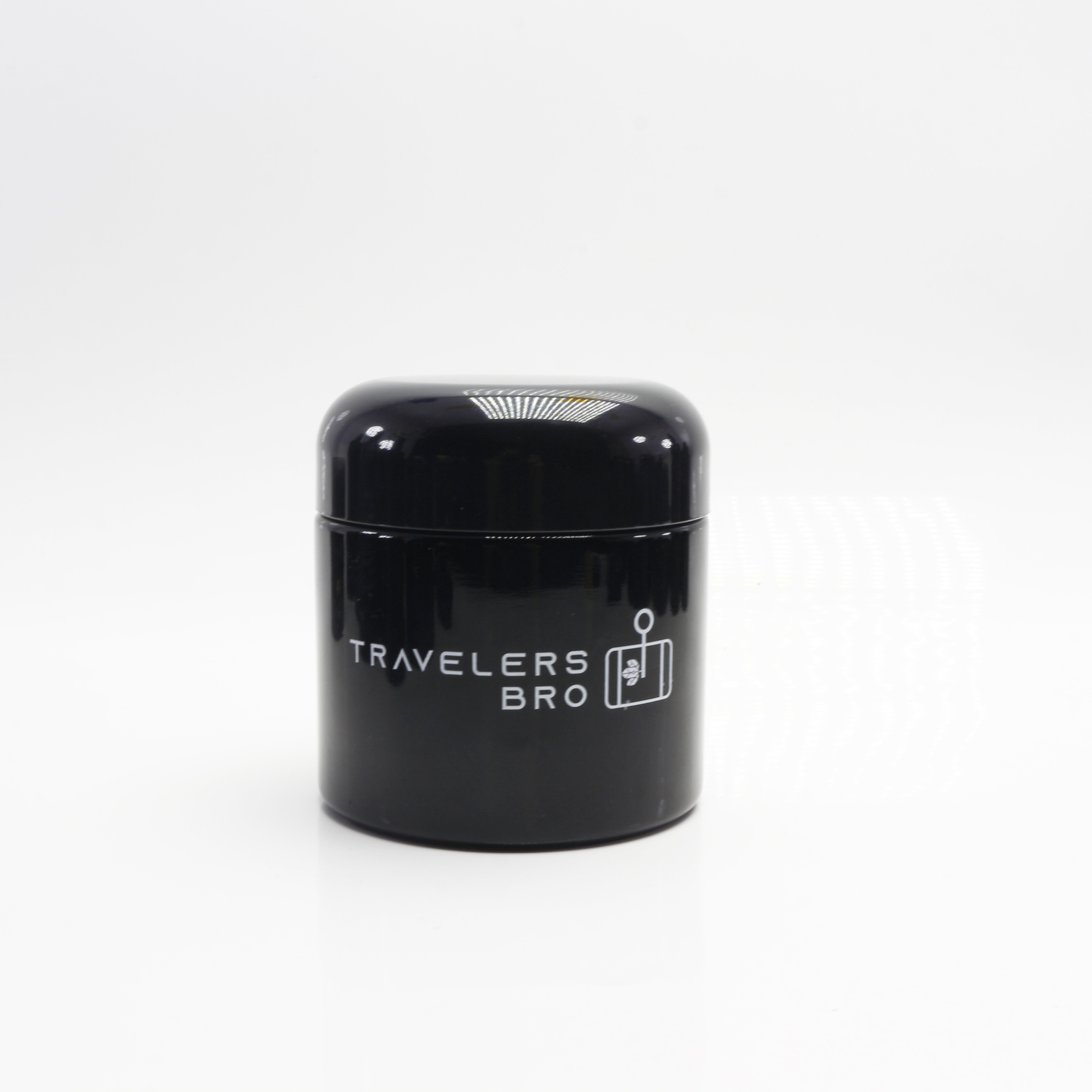 smell proof 30g 100g 250g dark violet glass cosmetic jar for cosmetic packaging VB-174AN