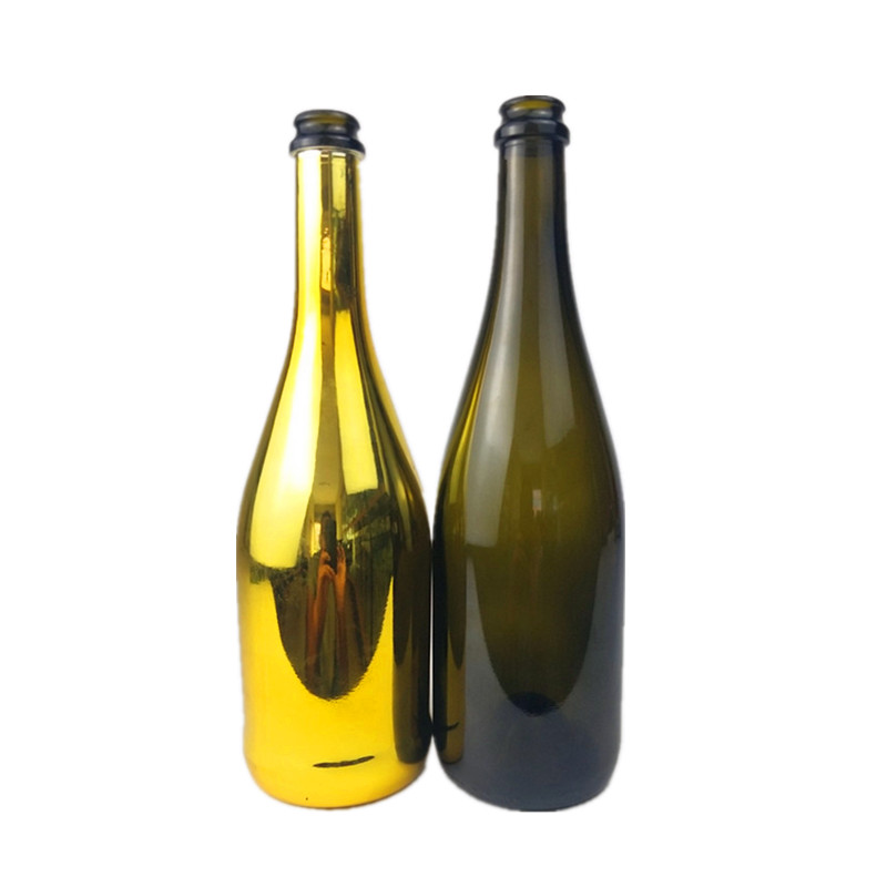 sparkling wine bottle  electroplated champagne bottle  wine bottle