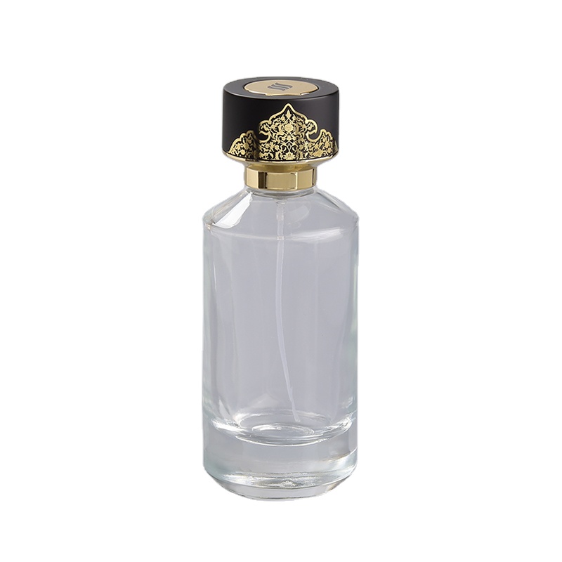 special design empty 100ml clear glass arabic perfume bottle