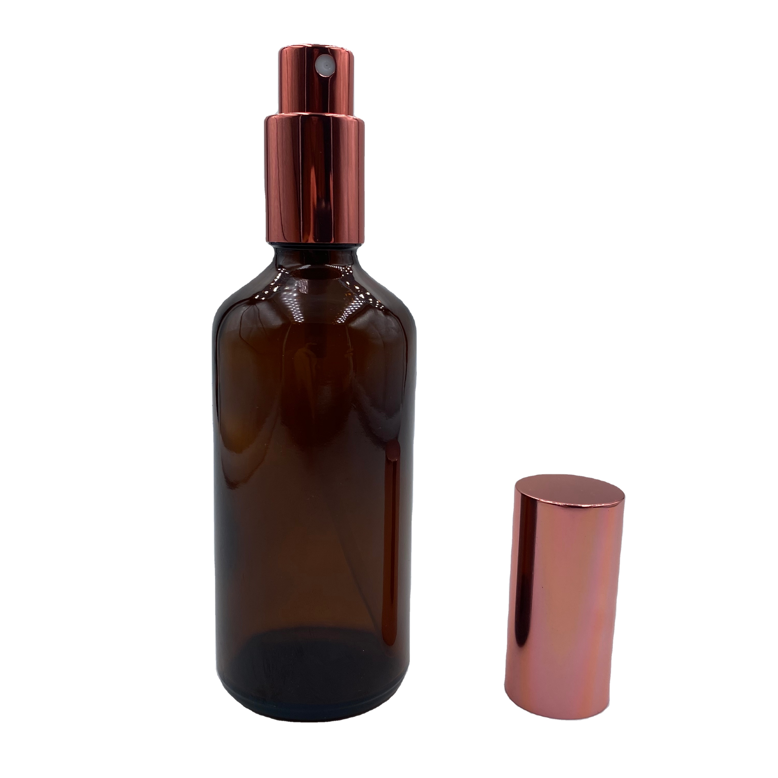 spray bottle glass 100ml Portable amber glass bottle 4 oz with spray